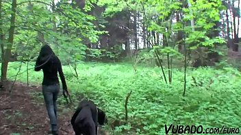 Czech Hooker Blows The Man meat Outside