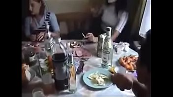 Swinger Soiree blowage black-haired teenie