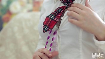 Teenage Russian Gets Fucked Hard by 2