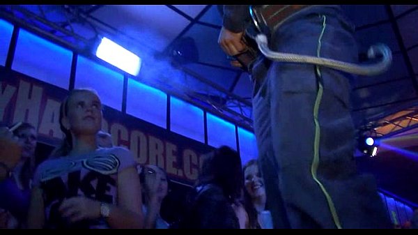 Group sex wild patty at night club